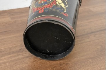 イギリスヴィンテージ　1950年頃　エンブレム装飾の英国コールバケツ　(R-089579)