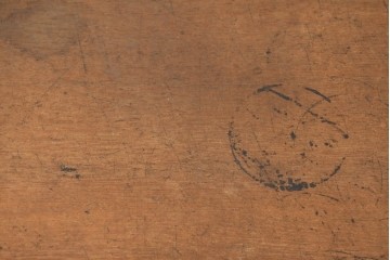 和製ヴィンテージ　ナラ材　引き出し8杯付き　書類や小物の整理整頓に便利な大振りのサイドチェスト　(R-089588)