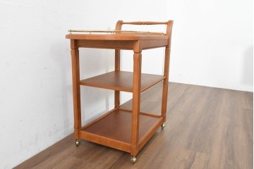 中古　maruni(マルニ木工)　地中海シリーズ　上品なワゴン　(R-089589)