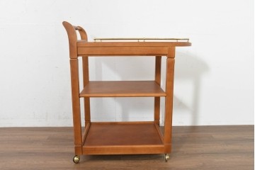 中古　maruni(マルニ木工)　地中海シリーズ　上品なワゴン　(R-089589)
