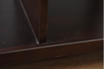 和製ヴィンテージ　希少!　絶版品　北海道民芸家具　クラシカルな佇まいが目を引くキャスターワゴン　(R-089590)