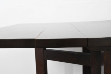 和製ヴィンテージ　希少な廃番品　松本民芸家具　重厚な佇まいの11型バタフライ卓　(R-089591)