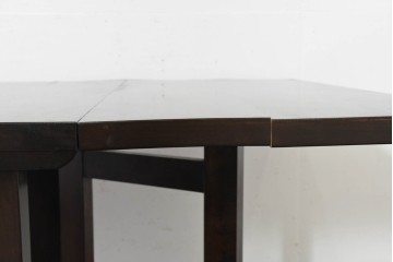 和製ヴィンテージ　希少な廃番品　松本民芸家具　重厚な佇まいの11型バタフライ卓　(R-089591)