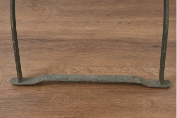 イギリスアンティーク　折り畳み式のガーデンチェア　(R-089592)