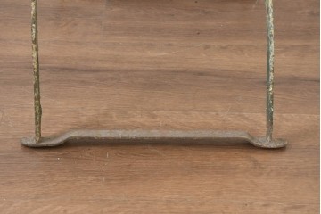 イギリスアンティーク　折り畳み式のガーデンチェア　(R-089593)