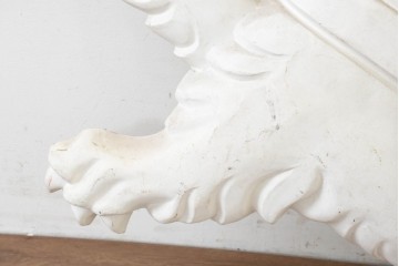 ヨーロッパヴィンテージ　ライオンの紋章をモチーフにした立体ウォールデコレーション　(R-089597)