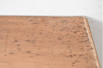《台輪取り付け加工費込み》　和製ヴィンテージ　昭和レトロ　シンプルなデザインのサイドボード　(R-089607)
