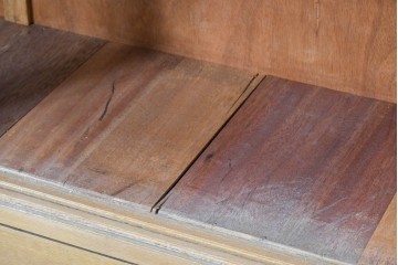《天板取り付け加工費込み》　和製ヴィンテージ　昭和レトロ　すっきりとした佇まいのサイドボード　(R-089608)