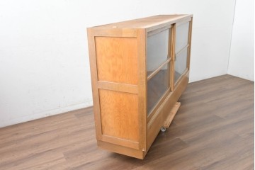 《天板取り付け加工費込み》　和製ヴィンテージ　昭和レトロ　すっきりとした佇まいのサイドボード　(R-089608)