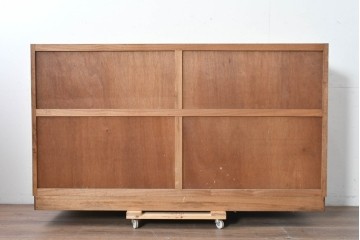 《天板取り付け加工費込み》　和製ヴィンテージ　昭和レトロ　すっきりとした佇まいのサイドボード　(R-089608)