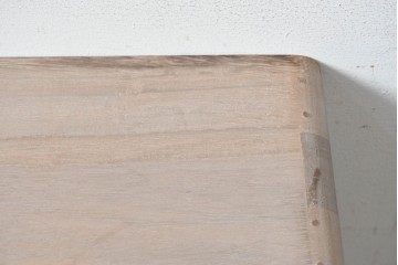 中古　国産職人手作り　総桐材　並厚　金地に草花と小鳥を描いた引き戸が上品なローボード　(R-089622)