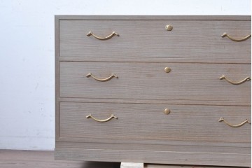《天板取り付け加工費込み》　中古　国産職人手作り　並厚　大小6杯の引き出しを備えた総桐箪笥　(R-089628)