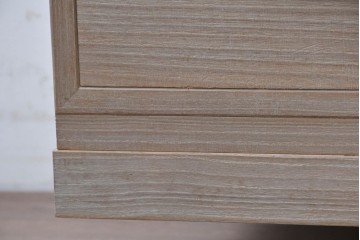 《天板取り付け加工費込み》　中古　国産職人手作り　並厚　大小6杯の引き出しを備えた総桐箪笥　(R-089628)