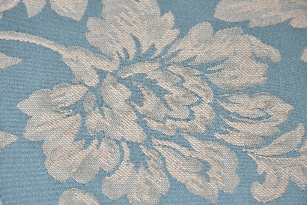 中古　美品　maruni(マルニ木工)　モナコハイ　優雅な花柄ファブリックが上品な2人掛けソファ　定価約26万円　(R-089633)