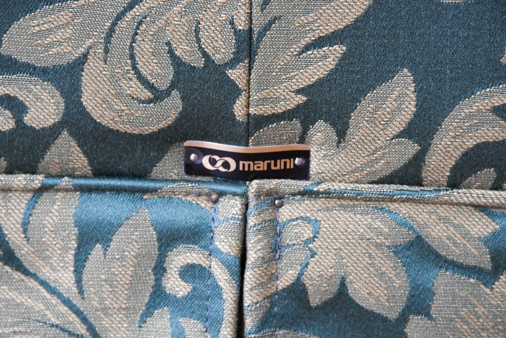 中古　美品　maruni(マルニ木工)　モナコハイ　優雅な花柄ファブリックが上品な2人掛けソファ　定価約26万円　(R-089633)