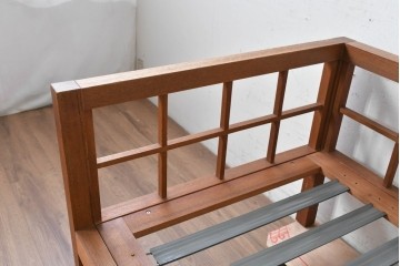 和製ヴィンテージ　国産　チーク材　北欧デザインの1人掛けソファ　(R-089634)
