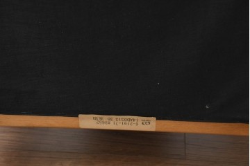 中古　美品　maruni(マルニ木工)　地中海シリーズ　ニースチェア　フェイクレザーのダイニングチェア2脚セット　定価(2脚合計)約18万円　(R-089640)