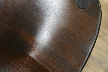 中古　松本民芸家具　背もたれの挽き物加工がお洒落な#49A型ワイコムチェア　定価約10万7千円　(R-089642)