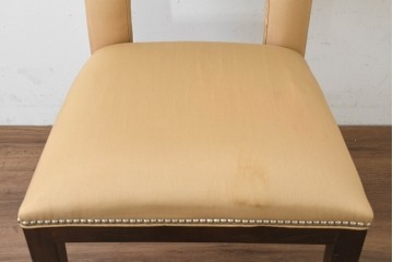 中古　アメリカ最高級ブランド　Century Furniture(センチュリー・ファニチャー)　洗練されたモダンな佇まいのダイニングチェア3脚セット　定価(3脚合計)約135万円　(R-089646)