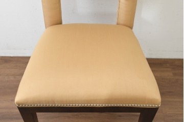 中古　アメリカ最高級ブランド　Century Furniture(センチュリー・ファニチャー)　洗練されたモダンな佇まいのダイニングチェア3脚セット　定価(3脚合計)約135万円　(R-089646)