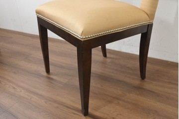 中古　アメリカ最高級ブランド　Century Furniture(センチュリー・ファニチャー)　洗練されたモダンな佇まいのダイニングチェア3脚セット　定価(3脚合計)約135万円　(R-089646)