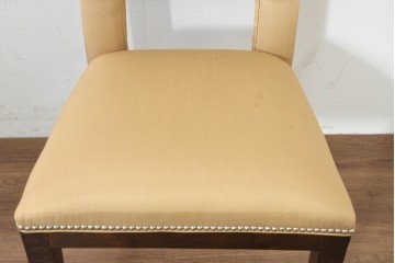中古　アメリカ最高級ブランド　Century Furniture(センチュリー・ファニチャー)　洗練されたモダンな佇まいのダイニングチェア3脚セット　定価(3脚合計)約135万円　(R-089646)