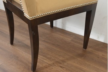 中古　アメリカ最高級ブランド　Century Furniture(センチュリー・ファニチャー)　洗練されたモダンな佇まいのダイニングチェア3脚セット　定価(3脚合計)約135万円　(R-089646)