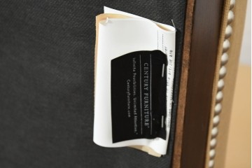 中古　アメリカ最高級ブランド　Century Furniture(センチュリー・ファニチャー)　洗練されたモダンな佇まいのダイニングチェア3脚セット　定価(3脚合計)約135万円　(R-089646)