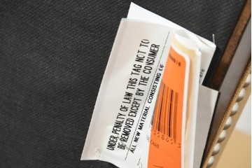 中古　アメリカ最高級ブランド　Century Furniture(センチュリー・ファニチャー)　洗練されたモダンな佇まいのダイニングチェア3脚セット　定価(3脚合計)約135万円　(R-089646)