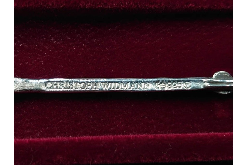 ドイツ　クリストフ・ウィドマン(CHRISTOPH WIDMANN)　シルバー835・925　繊細な装飾が魅力のカトラリーなど26点セット　外箱付き　(R-089655)
