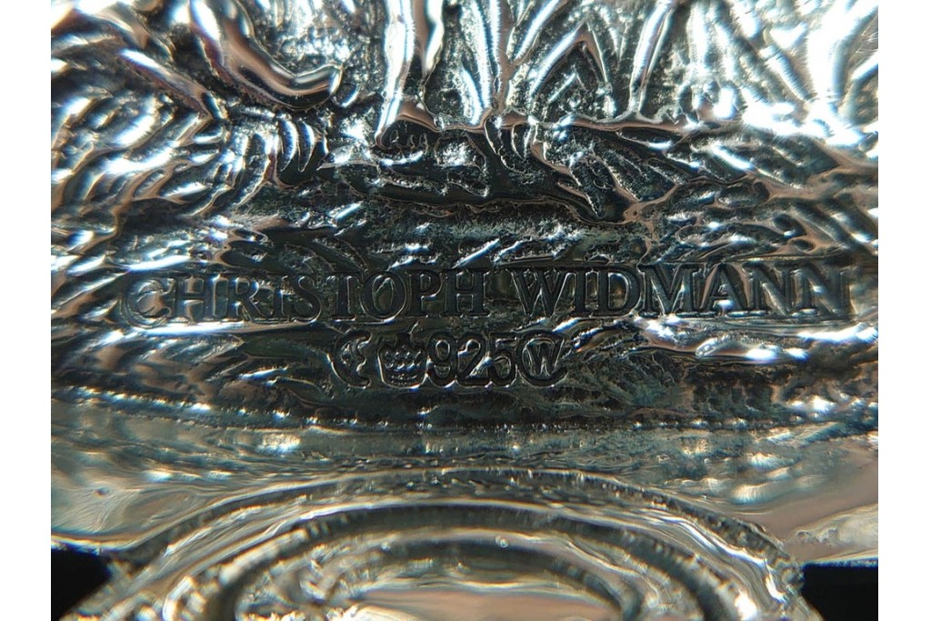 ドイツ　クリストフ・ウィドマン(CHRISTOPH WIDMANN)　シルバー835・925　繊細な装飾が魅力のカトラリーなど26点セット　外箱付き　(R-089655)