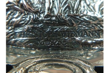 ドイツ　クリストフ・ウィドマン(CHRISTOPH WIDMANN)　シルバー835・925　繊細な装飾が魅力のカトラリーなど26点セット　外箱付き　(R-089655)