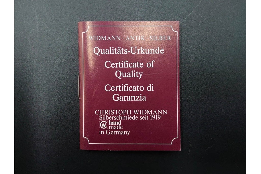 ドイツ　クリストフ・ウィドマン(CHRISTOPH WIDMANN)　シルバー835・925　繊細な装飾が魅力のカトラリーなど26点セット　外箱付き　(R-089655)