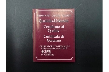 ドイツ　クリストフ・ウィドマン(CHRISTOPH WIDMANN)　シルバー835・925　繊細な装飾が魅力のカトラリーなど26点セット　外箱付き　(R-089655)