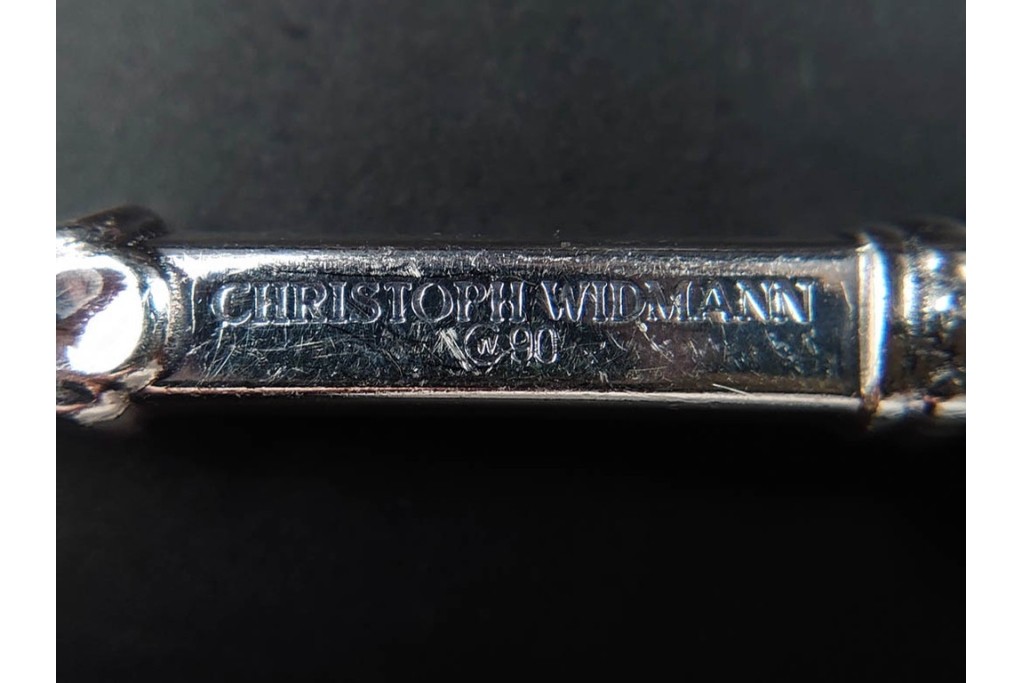 ドイツ　クリストフ・ウィドマン(CHRISTOPH WIDMANN)　W90　シルバープレート(銀メッキ)　繊細な装飾が魅力のカトラリーなど20点セット　外箱付き　(R-089656)