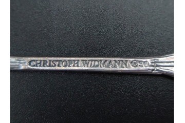 ドイツ　クリストフ・ウィドマン(CHRISTOPH WIDMANN)　W90　シルバープレート(銀メッキ)　繊細な装飾が魅力のカトラリーなど20点セット　外箱付き　(R-089656)
