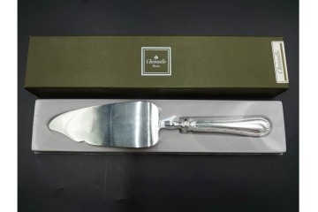フランス　Christofle(クリストフル)　シルバーコーティング　CLUNY(クリュニー)・RUBANS(リュバン)・MARLY(マルリー)　カトラリー92点セット　収納袋・外箱付き　(R-089657)