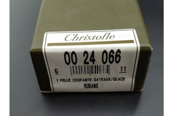 フランス　Christofle(クリストフル)　シルバーコーティング　CLUNY(クリュニー)・RUBANS(リュバン)・MARLY(マルリー)　カトラリー92点セット　収納袋・外箱付き　(R-089657)