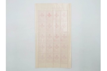 日本切手　日本赤十字社創立75年記念　未使用の切手シート2枚(2種・各20面)　額面300円分　(R-089660)