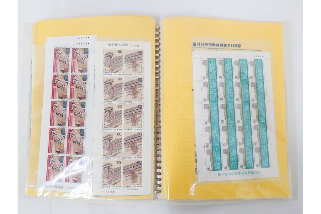 日本切手　多彩な図柄の未使用切手シート&バラまとめてセット　額面381,190円　切手帳付き　(R-089661)