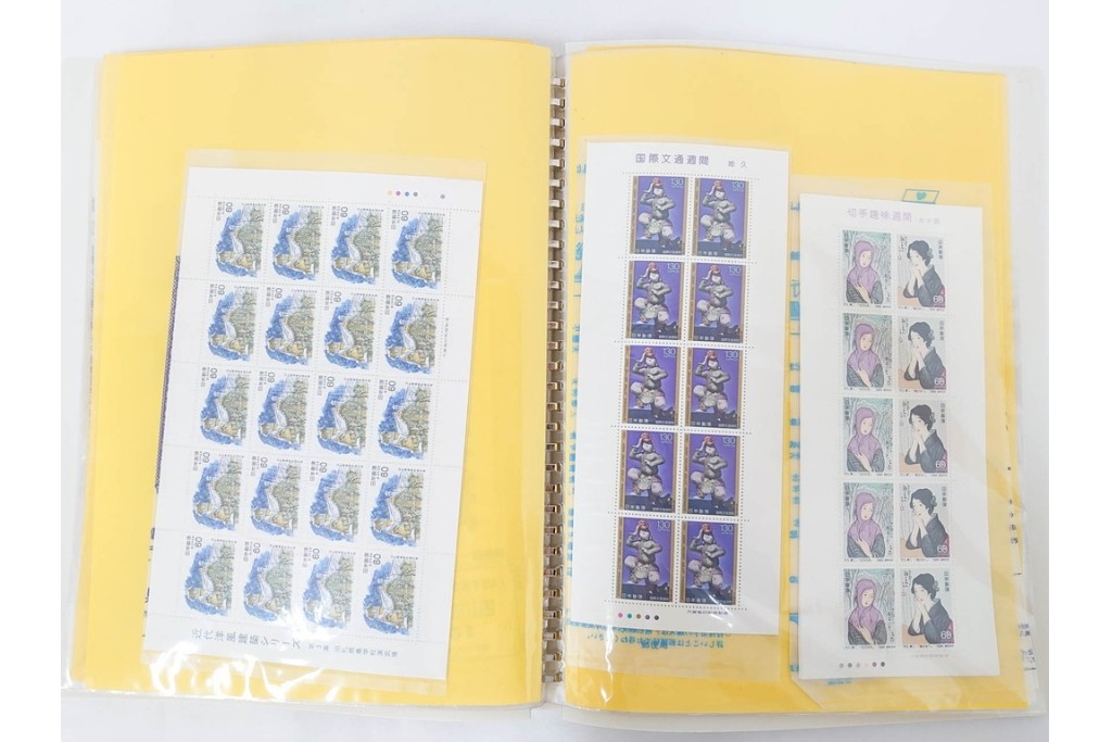 日本切手　多彩な図柄の未使用切手シート&バラまとめてセット　額面381,190円　切手帳付き　(R-089661)