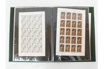 日本切手　多彩な図柄の未使用切手シート&バラまとめてセット　額面381,190円　切手帳付き　(R-089661)