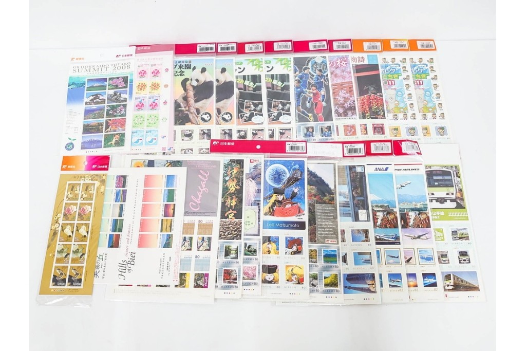 日本切手　多彩な図柄の未使用切手シート&バラまとめてセット　額面535,715円　(R-089662)