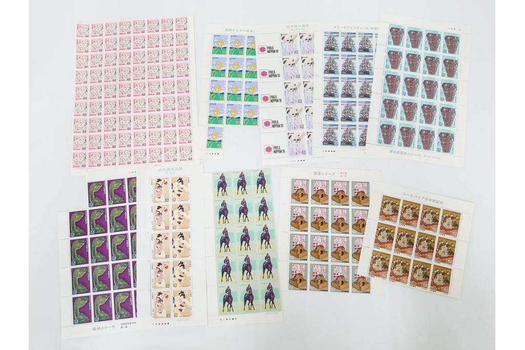 日本切手　多彩な図柄の未使用切手シート&バラまとめてセット　額面535,715円　(R-089662)