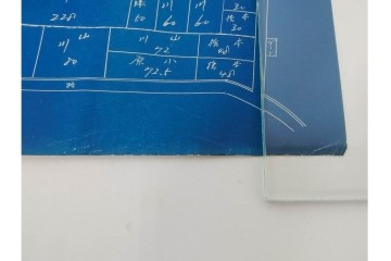 旧代々木練兵場(現ワシントンハイツ)　「日本政府及連合軍総司令部最高司令官」の記載あり　軍用地の青写真(図面)2枚セット　(R-089663)