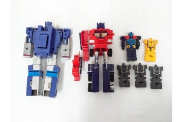 当時物　タカラ　トランスフォーマー(C-114)・ミニカーなどのおもちゃまとめてセット　外箱付き　(R-089666)
