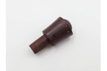 竹材　漢詩彫刻が施された香筒　在銘　共箱付き　(R-089668)