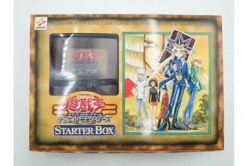 KONAMI(コナミ)　遊戯王　初期　スターターボックス&デュエルモンスターズEX　カードまとめてセット　青眼の白龍、エルフの剣士、ブラック・マジシャンなど　(R-089671)