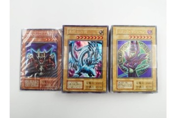 KONAMI(コナミ)　遊戯王　初期　スターターボックス&デュエルモンスターズEX　カードまとめてセット　青眼の白龍、エルフの剣士、ブラック・マジシャンなど　(R-089671)