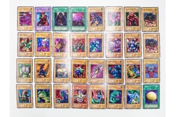 KONAMI(コナミ)　遊戯王　初期　スターターボックス&デュエルモンスターズEX　カードまとめてセット　青眼の白龍、エルフの剣士、ブラック・マジシャンなど　(R-089671)